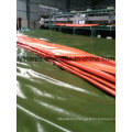 China Military Green/Orange PE Tarpaulin Sheet, Poly Tarp Truck Cover